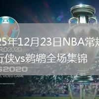 2025年12月23日NBA常规赛独行侠vs鹈鹕全场集锦